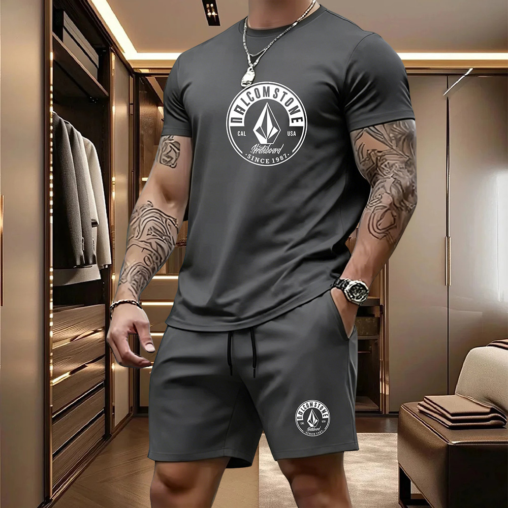 ชุดกีฬาลำลองสำหรับผู้ชาย 2 ชิ้ - Summer Clothing For Young Men บทวิจารณ์และราคา
