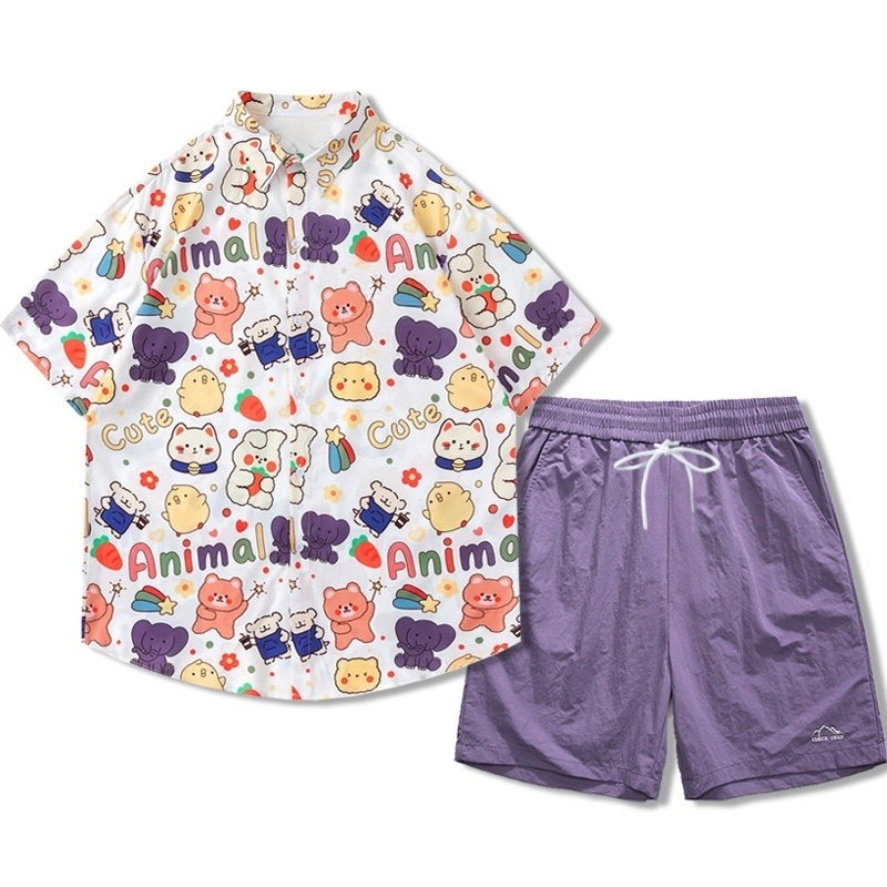 ชุดเสื้อเชิ้ตสีม่วงสดใสสไตล์วั - Summer Clothing Must Haves บทวิจารณ์และราคา