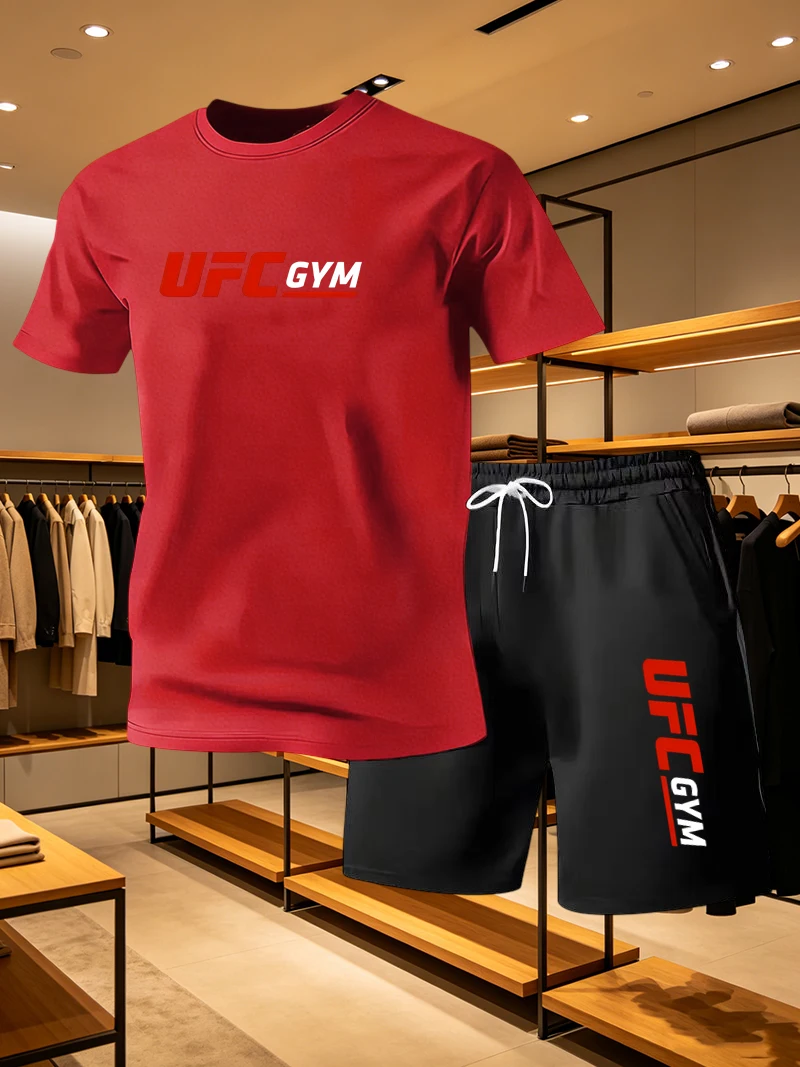 ชุดเสื้อยืดและกางเกงขาสั้นแฟชั - Summer Clothing For Young Men บทวิจารณ์และราคา