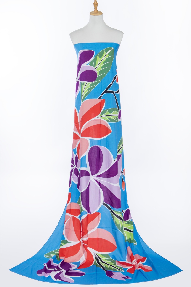 ผ้าคลุมชายหาดลายดอกลีลาวดี ฮาว - Sarong Pareo Wrap บทวิจารณ์และราคา