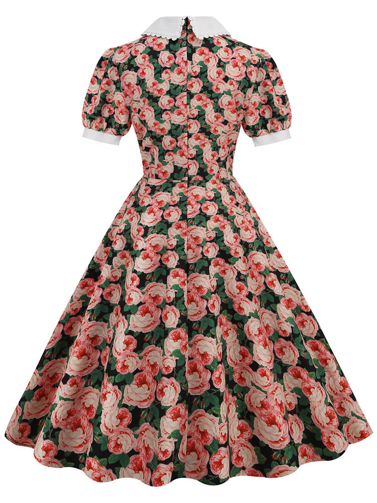 S ~ 3XL ผู้หญิง Midi ชุดดอกไม้ - Sundress Midi Floral บทวิจารณ์และราคา