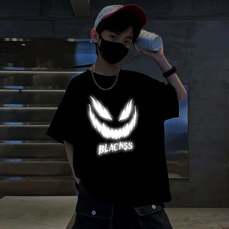 เสื้อยืดแขนสั้นผ้าฝ้ายลายปีกสะ - Summer Clothing Boys บทวิจารณ์และราคา