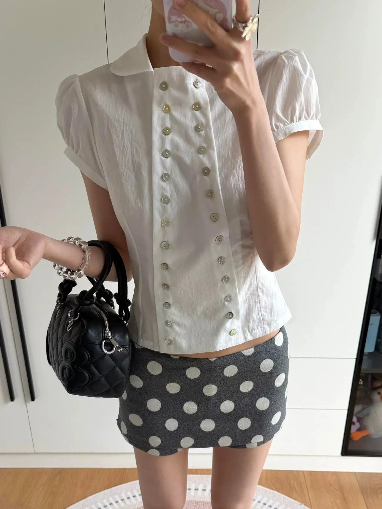 เสื้อเบลาส์คอปีเตอร์แพนสไตล์ Y - Summer Clothing Aesthetic บทวิจารณ์และราคา