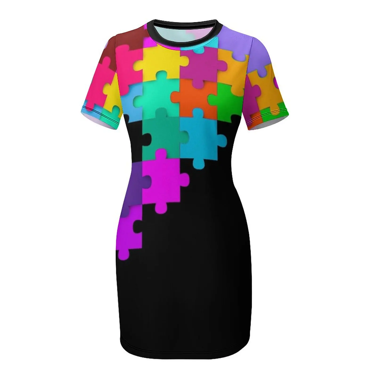 เสื้อยืดลาย Puzzle Time Essent - Summer Clothing Essentials Women บทวิจารณ์และราคา