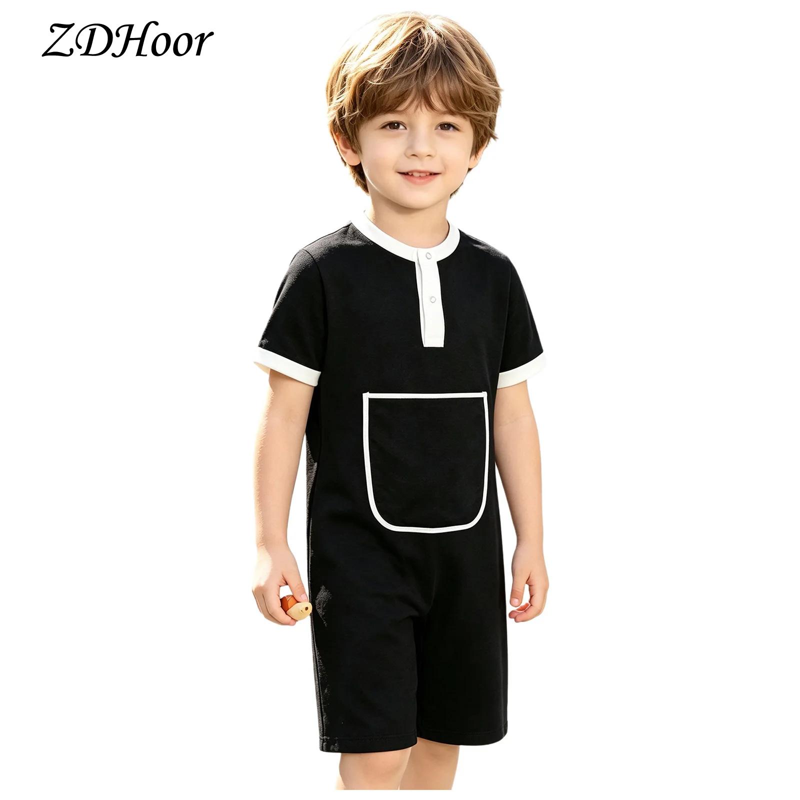 ชุดจั๊มสูทเด็กชายเด็กหญิงแบบกด - Summer Clothing Boys บทวิจารณ์และราคา