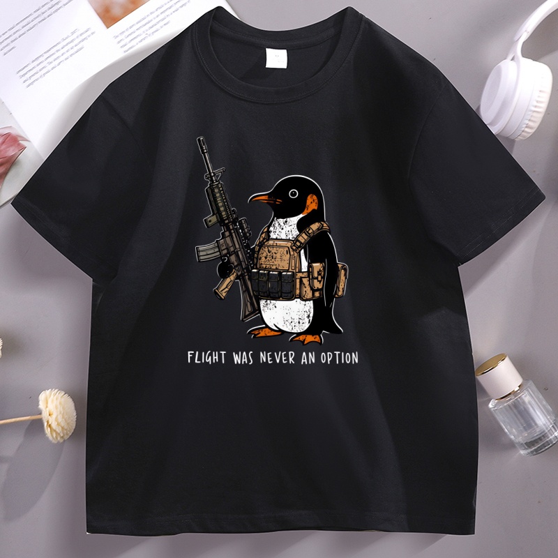 เสื้อยืดลายเพนกวินแนวแทคติคอล  - Summer Clothing Options บทวิจารณ์และราคา