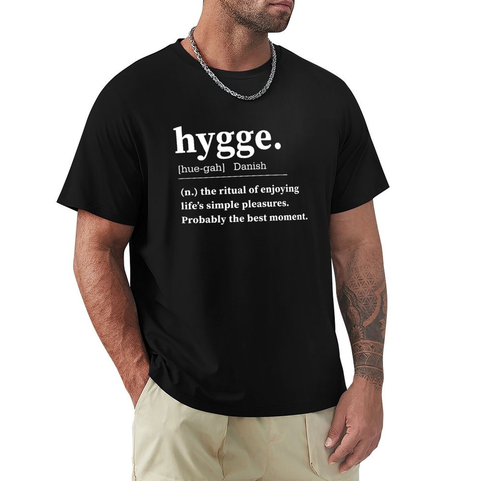 Hygge Definition Quote Design  - Summer Clothing Aesthetic บทวิจารณ์และราคา