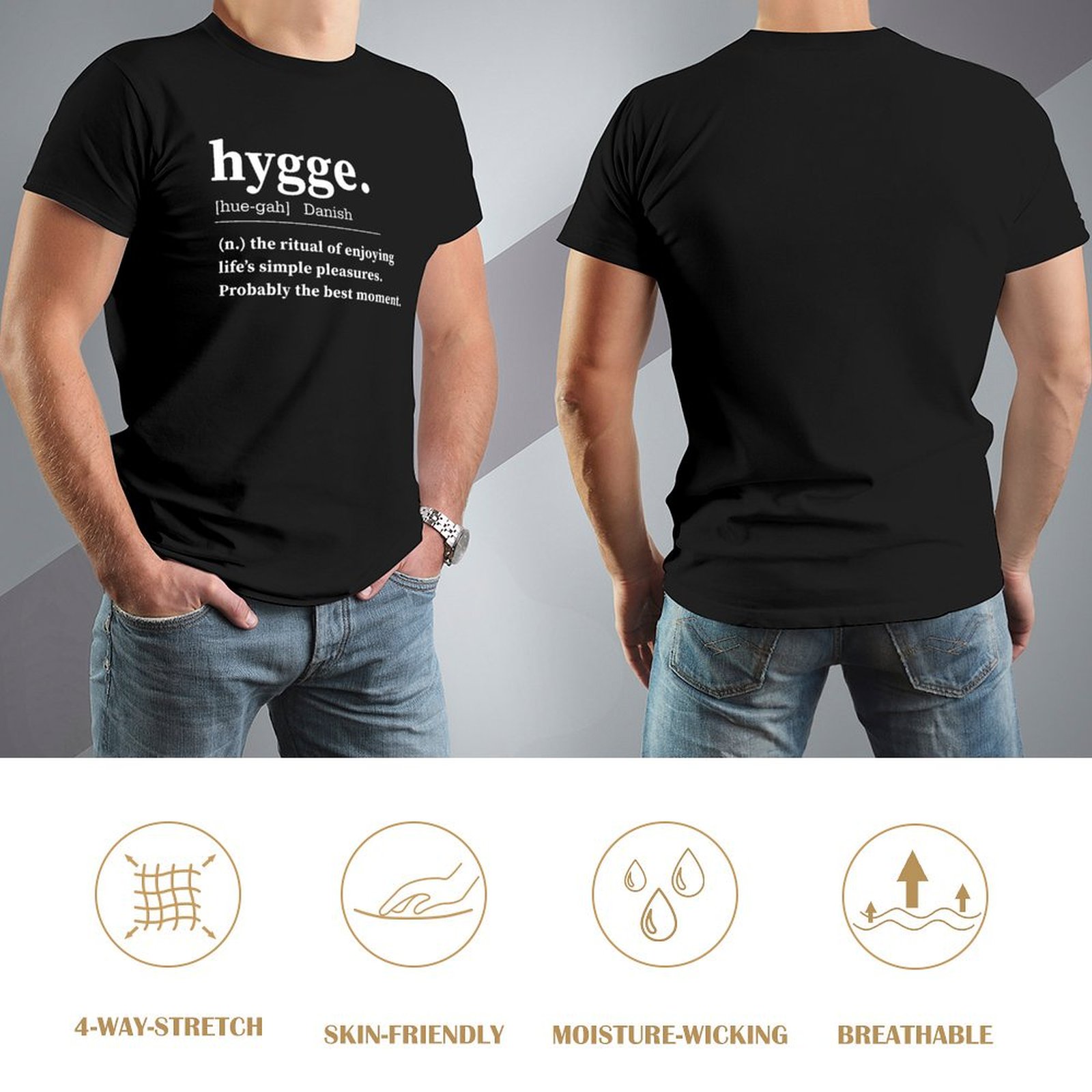 Hygge Definition Quote Design  - Summer Clothing Aesthetic บทวิจารณ์และราคา