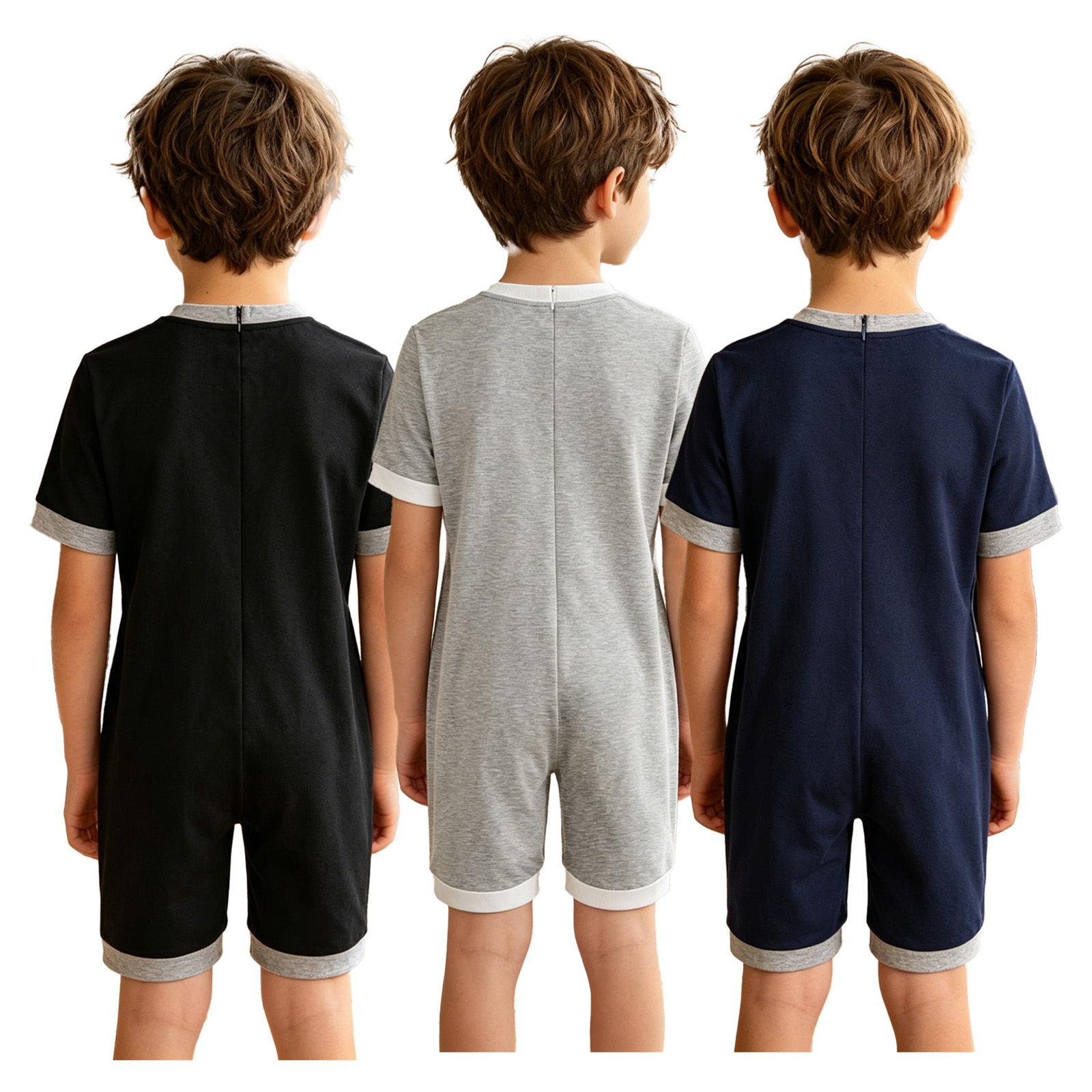 ชุดจั๊มสูทเด็กแบบพิเศษ 3 ชิ้น  - Summer Clothing Boys บทวิจารณ์และราคา